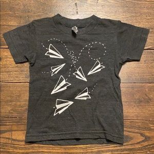 Paper plane tee